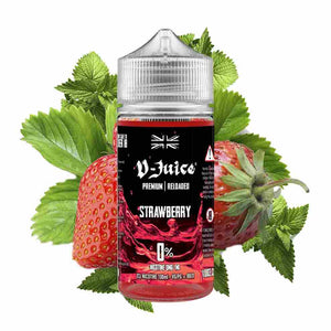 strawberry V Juice Premium E-Liquid Vape Juice 100ML - oldvapeworld