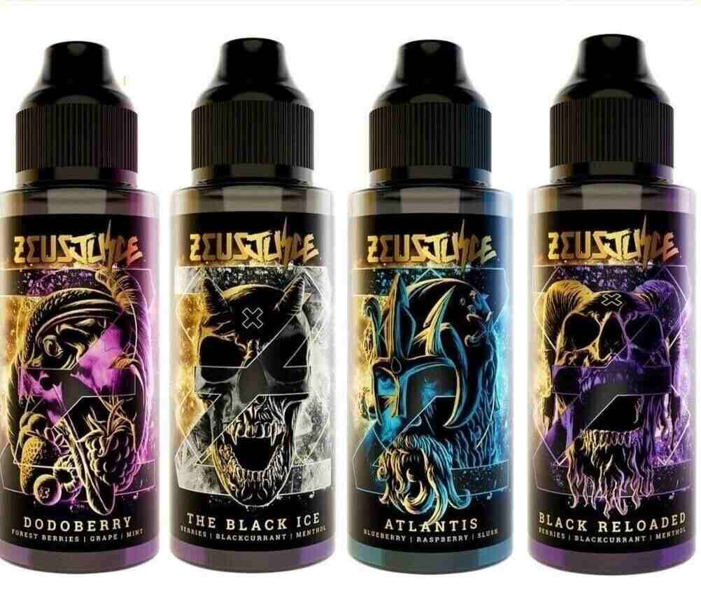 ZEUS JUICE 100ml Premium UK Vape Juice Authentic UK oldvapeworld