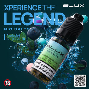 Elux Nic Salt 10ml E Liquid 10mg and 20mg All Flavour Available