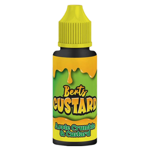 APPLE CRUMBLE & CUSTARD E LIQUID BY BERT'S CUSTARD 100ML 70VG oldvapeworld