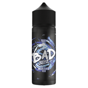 BLUE RAZ ICE E LIQUID BY BAD JUICE 100ML 70VG oldvapeworld