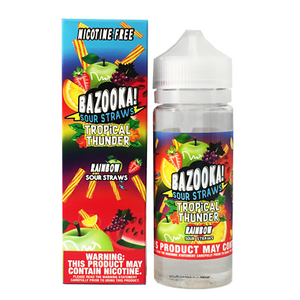 Bazooka Sour Straws Premium E-Liquid Vaping Juice 100ML oldvapeworld