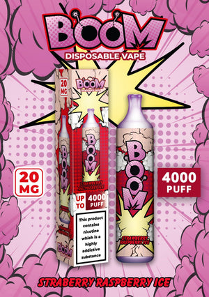 Boom Disposable Vape 4000 Puffs oldvapeworld