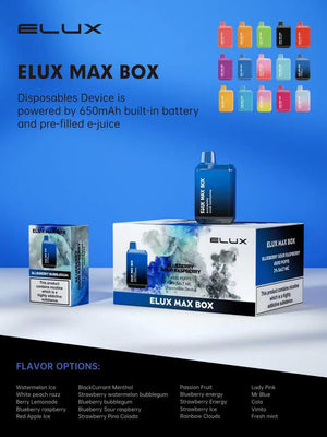 Elux Max BOX 4500 Disposable Vape Pod Device oldvapeworld