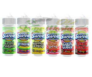 Keep It Sweet Mixed Flavour E-Cig Liquid 100ml 0MG Short Fill Vaping Juice (TPD) oldvapeworld