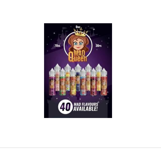 MAD QUEEN 50ml 0mg E-liquid 50VG/50PG NEW FLAVOURS UK BEST SELLER oldvapeworld