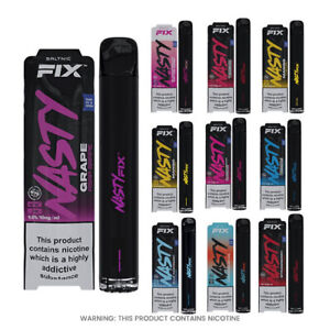 NASTY FIX Disposable Bar Vape Kit 10mg & 20mg oldvapeworld