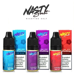 Nasty Nic Salts 10ML E Liquid 10MG & 20MG Vape Juice oldvapeworld