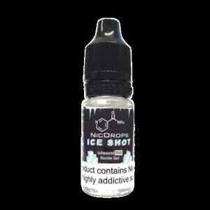 Nicotine Shots By Nic Drops 10ml 15mg 18mg Unflavoured E Liquid Shots oldvapeworld