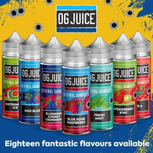 Original Gangster OG Juice Premium E Liquid 100ml Shortfill oldvapeworld