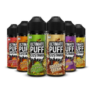 Ultimate Puff Custard 100ml Shortfill E Liquid oldvapeworld