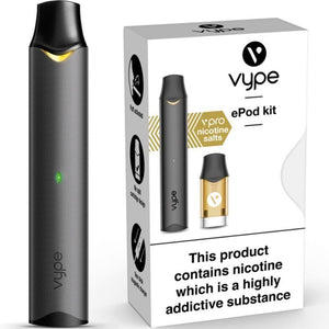 Vype Vuse ePod Device Vape Kit | Graphite Black | 1x Tropical Mango Pod Included oldvapeworld