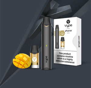 Vype Vuse ePod Device Vape Kit | Graphite Black | 1x Tropical Mango Pod Included oldvapeworld