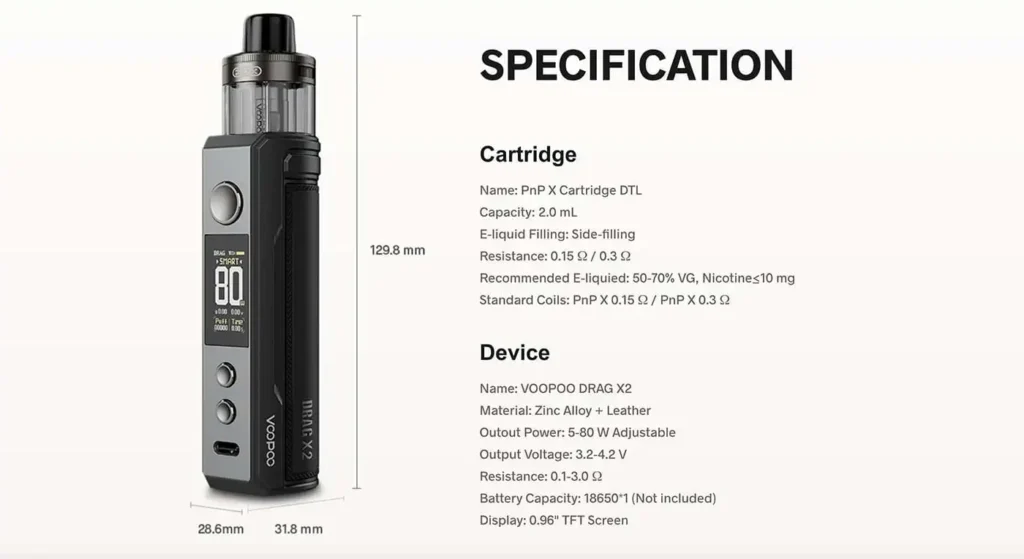 VooPoo Drag X2 Pod Kit