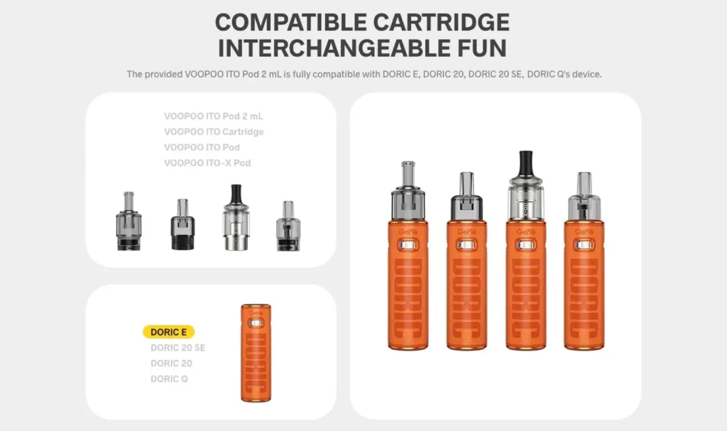VooPoo Doric E Pod Vape Kit 