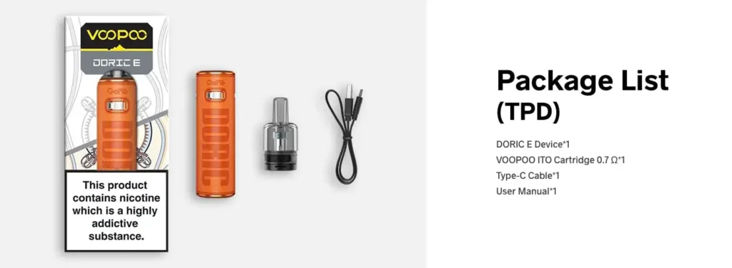 VooPoo Doric E Pod Vape Kit 
