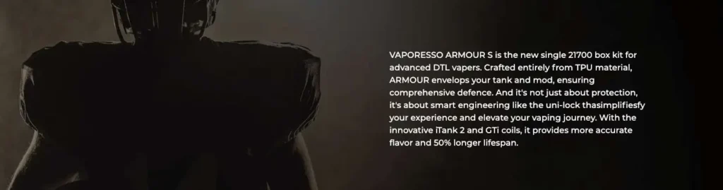 VAPORESSO ARMOUR S VAPE KIT