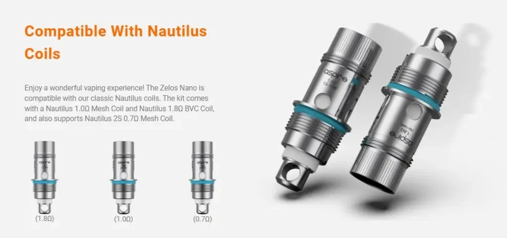Aspire Zelos Nano Vape Kit