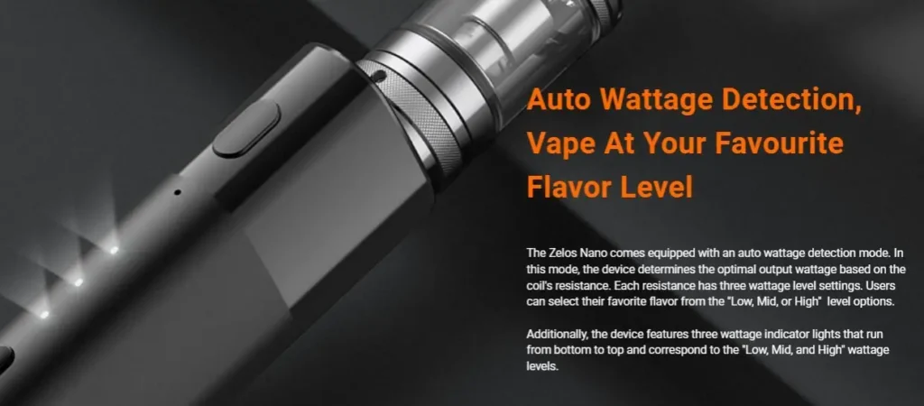 Aspire Zelos Nano Vape Kit