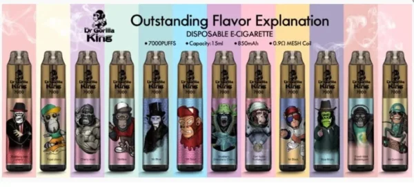 Dr Gorilla King 7000 Puffs Disposable Vape