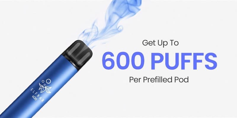 Elf Bar 600 Puffs Prefilled Pod Kit