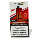 Crystal Fire Pro Ultra 18kpuffs 20mg Vanilla Cola