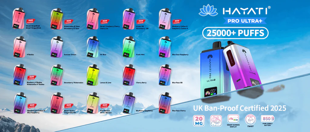 Hayati Pro Ultra Plus 25k Prefilled Pod Kit