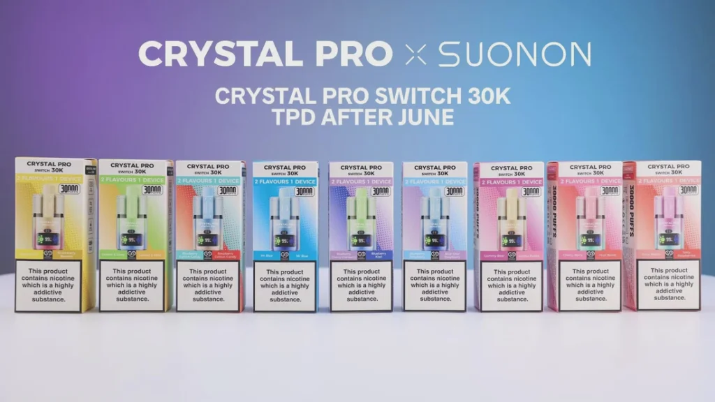 Crystal Pro Switch 30K flavours